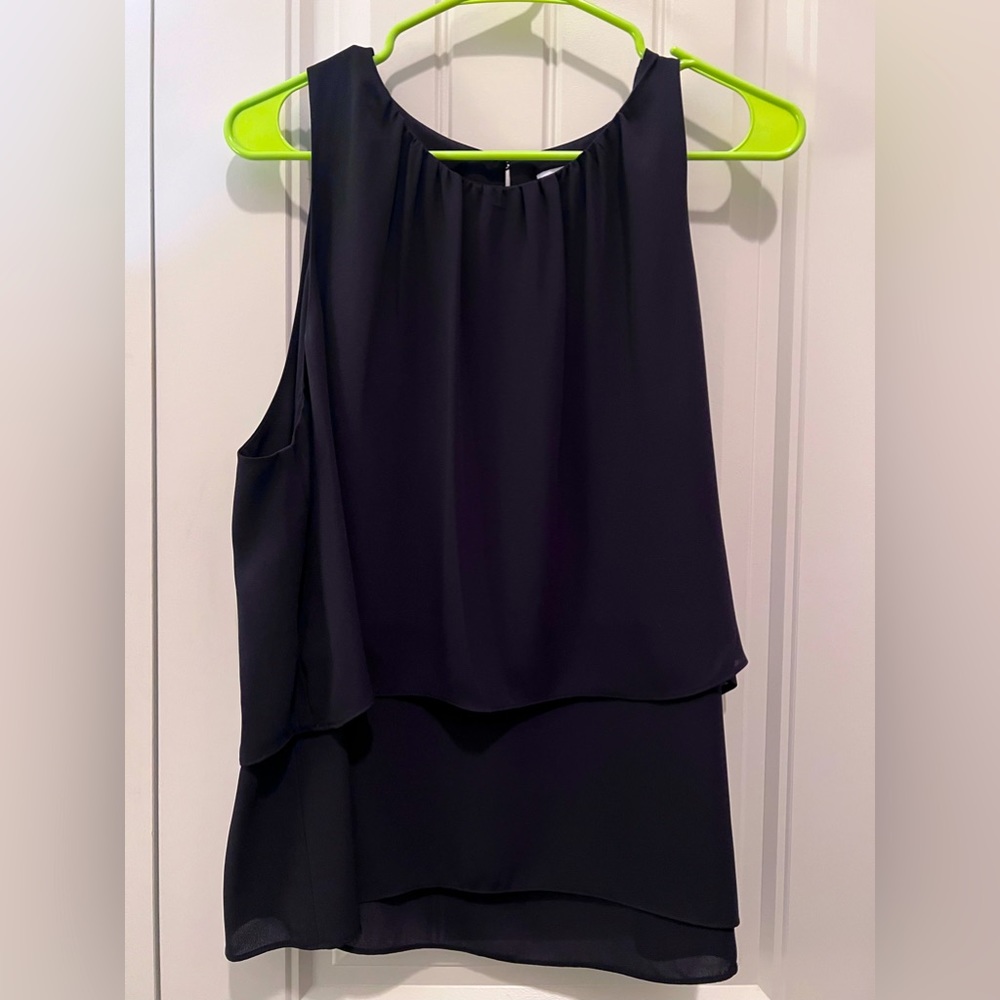 Halston blouse. Size XL black